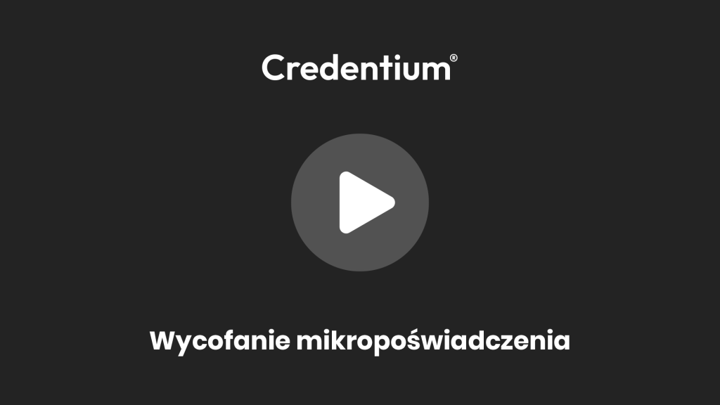Coordinator view - revoking a micro-credential
